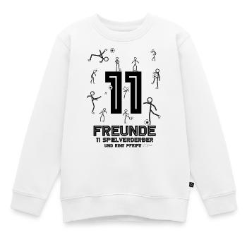 fußball freunde - Kinder Premium Organic Sweatshirt - Weiß - Vorne - AI Model Kid Male (0cm)