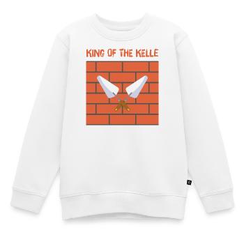 Maurer: König der Kelle - Kinder Premium Organic Sweatshirt - Weiß - Vorne - AI Model Kid Male (0cm)