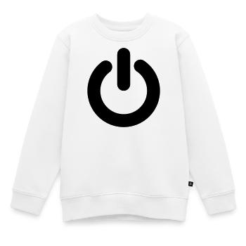spiele - Kinder Premium Organic Sweatshirt - Weiß - Vorne - AI Model Kid Male (0cm)