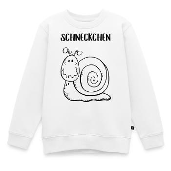Schneckchen - Schnecke - Schnecken - Schneckenhaus - Kinder Premium Organic Sweatshirt - Weiß - Vorne - AI Model Kid Male (0cm)