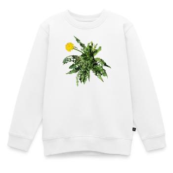 Löwenzahn - Kinder Premium Organic Sweatshirt - Weiß - Vorne - AI Model Kid Male (0cm)