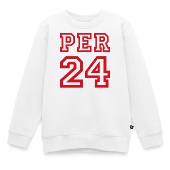 Peru - Kinder Premium Organic Sweatshirt - Weiß - Vorne - AI Model Kid Male (0cm)