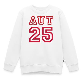 AUTRICHE - Sweat Premium enfant bio - blanc - Devant - AI Model Kid Male (0cm)