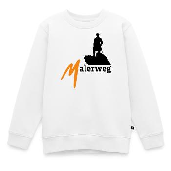 Malerweg Elbe Sandstone Mountains Saxon Switzerland - Kids Premium Organic Sweatshirt - white - Front - AI Model Kid Male (0cm)