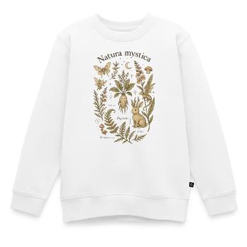 Mysterious nature - Natura Mystica - Kids Premium Organic Sweatshirt - white - Front - AI Model Kid Male (0cm)