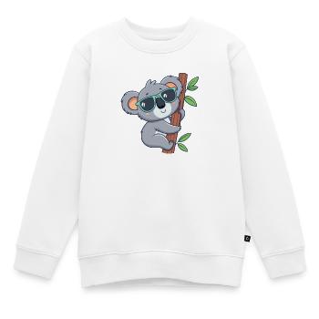 Koala Trendy Sonnenbrille - Kinder Premium Organic Sweatshirt - Weiß - Vorne - AI Model Kid Male (0cm)