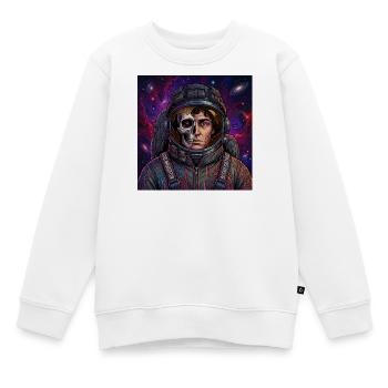 Dead in Space - Kinder Premium Organic Sweatshirt - Weiß - Vorne - AI Model Kid Male (0cm)