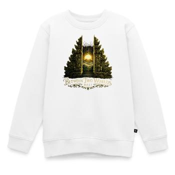 Between Two Worlds – Mystisches Bali Tempeltor - Kinder Premium Organic Sweatshirt - Weiß - Vorne - AI Model Kid Male (0cm)