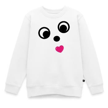 HUMOR. ZITAT. NACHRICHT. RUHESTAND. JAHRESTAG. - Kinder Premium Organic Sweatshirt - Weiß - Vorne - AI Model Kid Male (0cm)