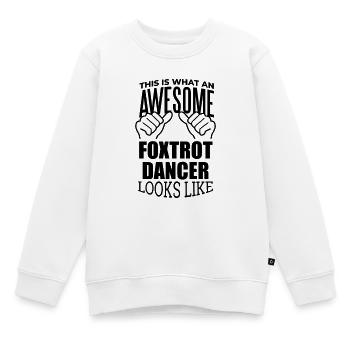 Foxtrot Foxtrot Foxtrot - Sweat Premium enfant bio - blanc - Devant - AI Model Kid Male (0cm)