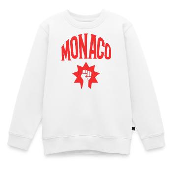 Monaco - Sweat Premium enfant bio - blanc - Devant - AI Model Kid Male (0cm)