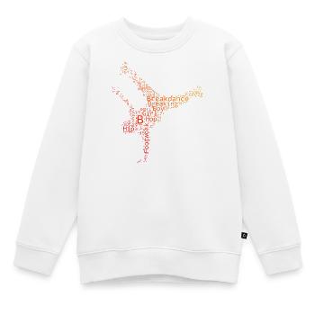 Geschenkidee für einen Hip-Hop-Tänzer mit B-Boying - Kinder Premium Organic Sweatshirt - Weiß - Vorne - AI Model Kid Male (0cm)