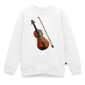 Fiddle - Kids Premium Organic Sweatshirt - white - Front - AI Model Kid Male (0cm)