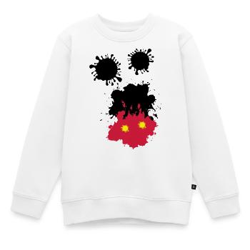 Mouse taches - Sweat Premium enfant bio - blanc - Devant - AI Model Kid Male (0cm)