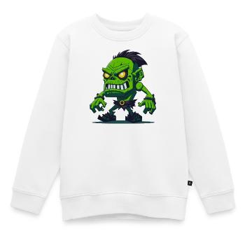 Totem des Zombies - Kinder Premium Organic Sweatshirt - Weiß - Vorne - AI Model Kid Male (0cm)
