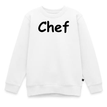 Chef  - Kinder Premium Organic Sweatshirt - Weiß - Vorne - AI Model Kid Male (0cm)