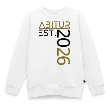 Abitur 2026 - Kinder Premium Organic Sweatshirt - Weiß - Vorne - AI Model Kid Male (0cm)