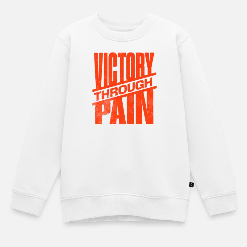 Sieg - Kinder Premium Organic Sweatshirt - Weiß