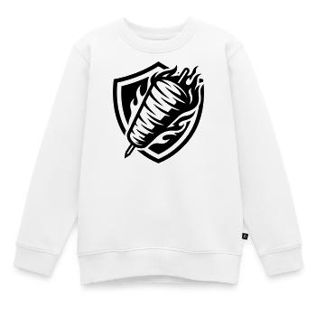 Döner Spieß Kebab - Kinder Premium Organic Sweatshirt - Weiß - Vorne - AI Model Kid Male (0cm)