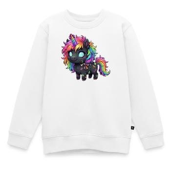 Adorables licornes zombies Chibi - Sweat Premium enfant bio - blanc - Devant - AI Model Kid Male (0cm)
