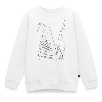 Leipzig - Sweat Premium enfant bio - blanc - Devant - AI Model Kid Male (0cm)