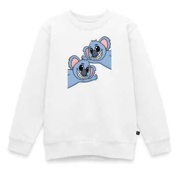 Koala Koalas - Sweat Premium enfant bio - blanc - Devant - AI Model Kid Male (0cm)