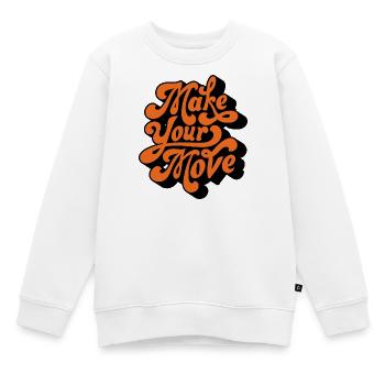 Mach deinen Zug - Kinder Premium Organic Sweatshirt - Weiß - Vorne - AI Model Kid Male (0cm)