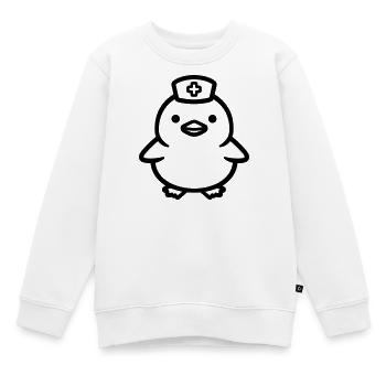 Krankenschwester - Kinder Premium Organic Sweatshirt - Weiß - Vorne - AI Model Kid Male (0cm)