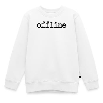 offline - Kinder Premium Organic Sweatshirt - Weiß - Vorne - AI Model Kid Male (0cm)