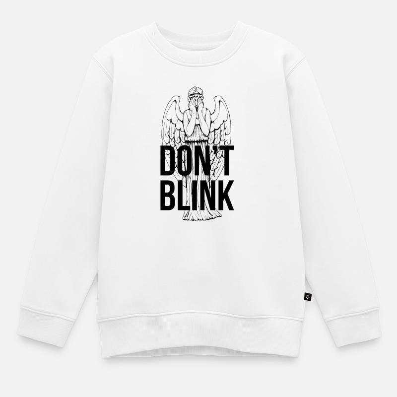Don't Blink - Sweat Premium enfant bio - blanc