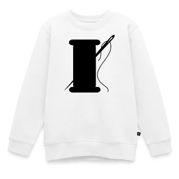 schneider garn nadel - Kinder Premium Organic Sweatshirt - Weiß - Vorne - AI Model Kid Male (0cm)