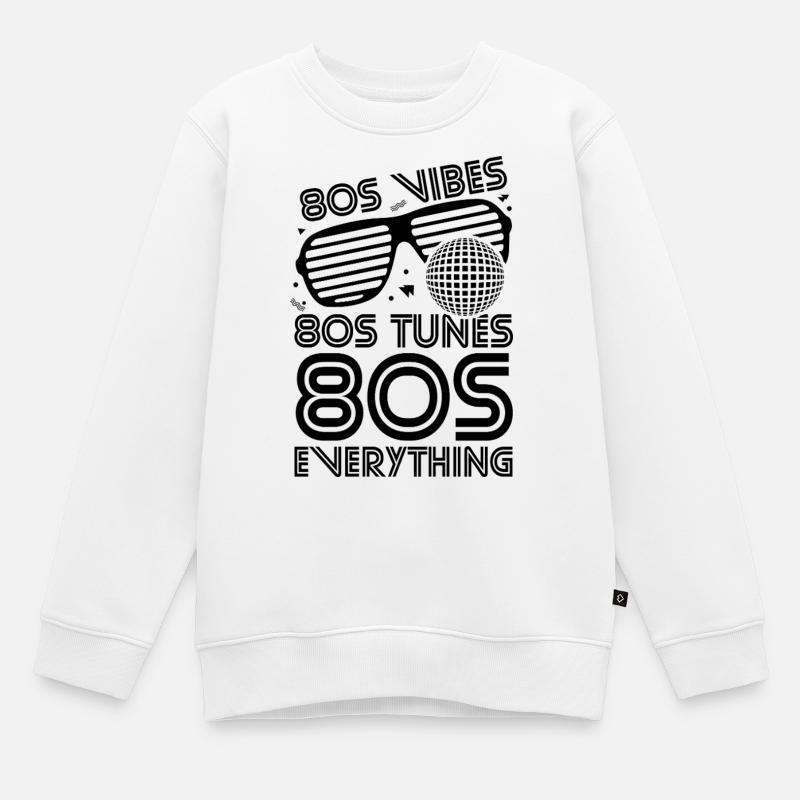 Blague des années 80 - Sweat Premium enfant bio - blanc