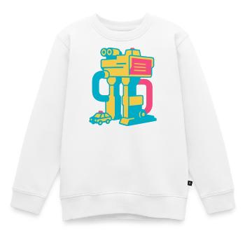 Pop Art Toy Set - Kinder Premium Organic Sweatshirt - Weiß - Vorne - AI Model Kid Male (0cm)