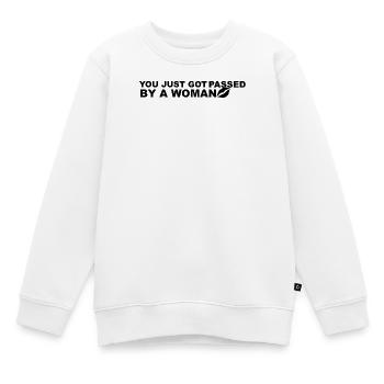 Autocollant voiture - Sweat Premium enfant bio - blanc - Devant - AI Model Kid Male (0cm)