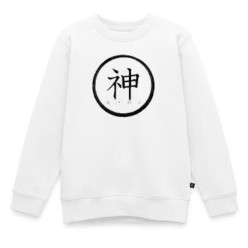 Kami - Kinder Premium Organic Sweatshirt - Weiß - Vorne - AI Model Kid Male (0cm)