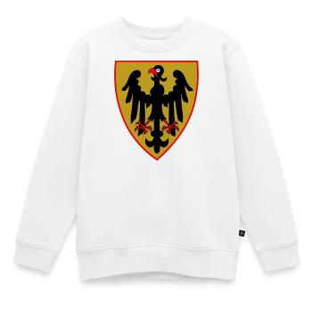 Saint Empire romain germanique - Sweat Premium enfant bio - blanc - Devant - AI Model Kid Male (0cm)