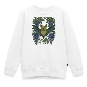 Laune der Fledermaus - Kinder Premium Organic Sweatshirt - Weiß - Vorne - AI Model Kid Male (0cm)
