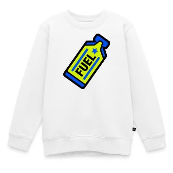 Fuel Energy Gel Ausdauer Sport - Kinder Premium Organic Sweatshirt - Weiß - Vorne - AI Model Kid Male (0cm)