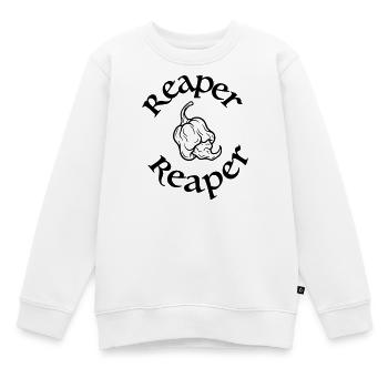 Faucheur de Caroline - Sweat Premium enfant bio - blanc - Devant - AI Model Kid Male (0cm)