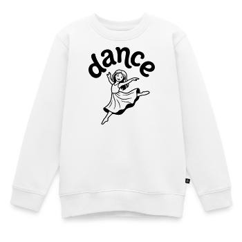 danseuse - Sweat Premium enfant bio - blanc - Devant - AI Model Kid Male (0cm)