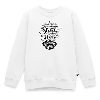 Erzieherin geschenkideen - Kinder Premium Organic Sweatshirt - Weiß - Vorne - AI Model Kid Male (0cm)