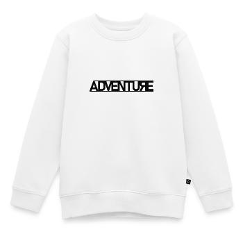 Abenteuer Entdecker - Kinder Premium Organic Sweatshirt - Weiß - Vorne - AI Model Kid Male (0cm)