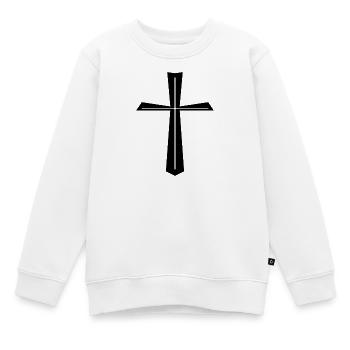 Croix Croix Religion - Sweat Premium enfant bio - blanc - Devant - AI Model Kid Male (0cm)