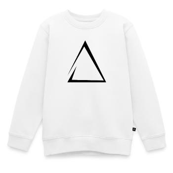 Feuer Symbol - Kinder Premium Organic Sweatshirt - Weiß - Vorne - AI Model Kid Male (0cm)