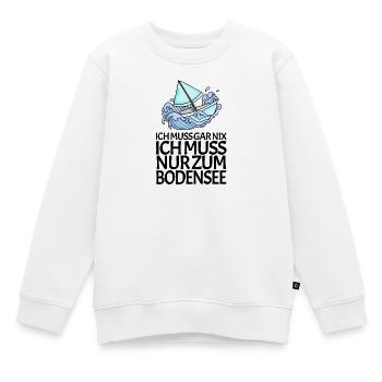 Bodensee - Kinder Premium Organic Sweatshirt - Weiß - Vorne - AI Model Kid Male (0cm)