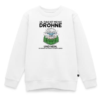 Drone Drohne Drohnen - Kinder Premium Organic Sweatshirt - Weiß - Vorne - AI Model Kid Male (0cm)