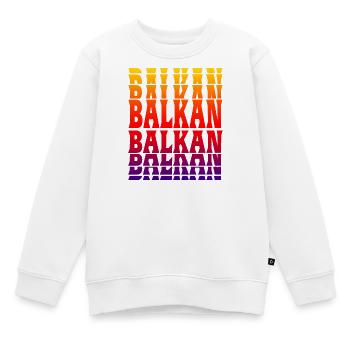 Balkan Design - Kinder Premium Organic Sweatshirt - Weiß - Vorne - AI Model Kid Male (0cm)