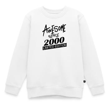 Fantastisch seit 2000 - Kinder Premium Organic Sweatshirt - Weiß - Vorne - AI Model Kid Male (0cm)