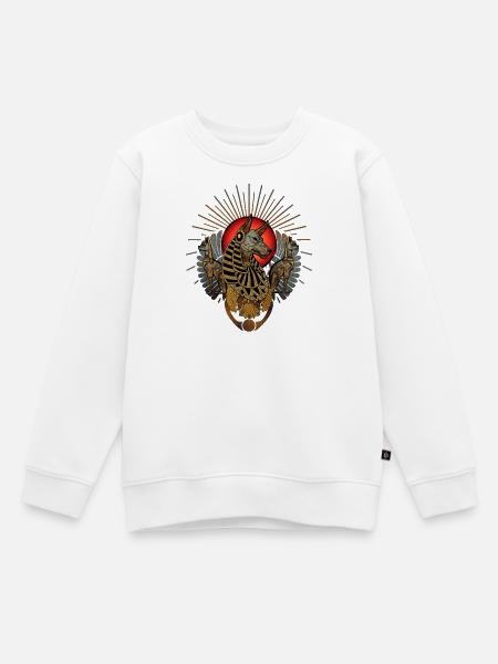 Die dunklen Anubis - Kinder Premium Organic Sweatshirt - Weiß