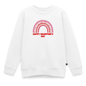 Saint-Valentin, Saint-Valentin, Saint-Valentin - Sweat Premium enfant bio - blanc - Devant - AI Model Kid Male (0cm)